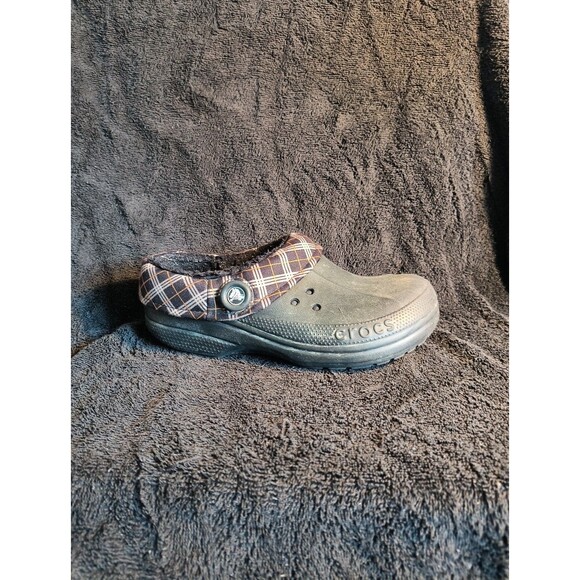 CROCS CLOGS UNISEX W/ FABRIC INSIDE AND OUTSIDE Men's 7 Women's 9 - Picture 1 of 11